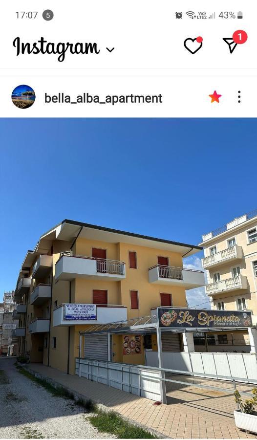 Bella Alba Apartment On The Beach Alba Adriatica Exterior foto